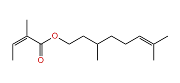 Dihydrocitronellyl (Z)-2-methyl-2-butenoate